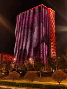 威海(hai)綠軸中央商(shang)務區(qu)亮化(hua)工程